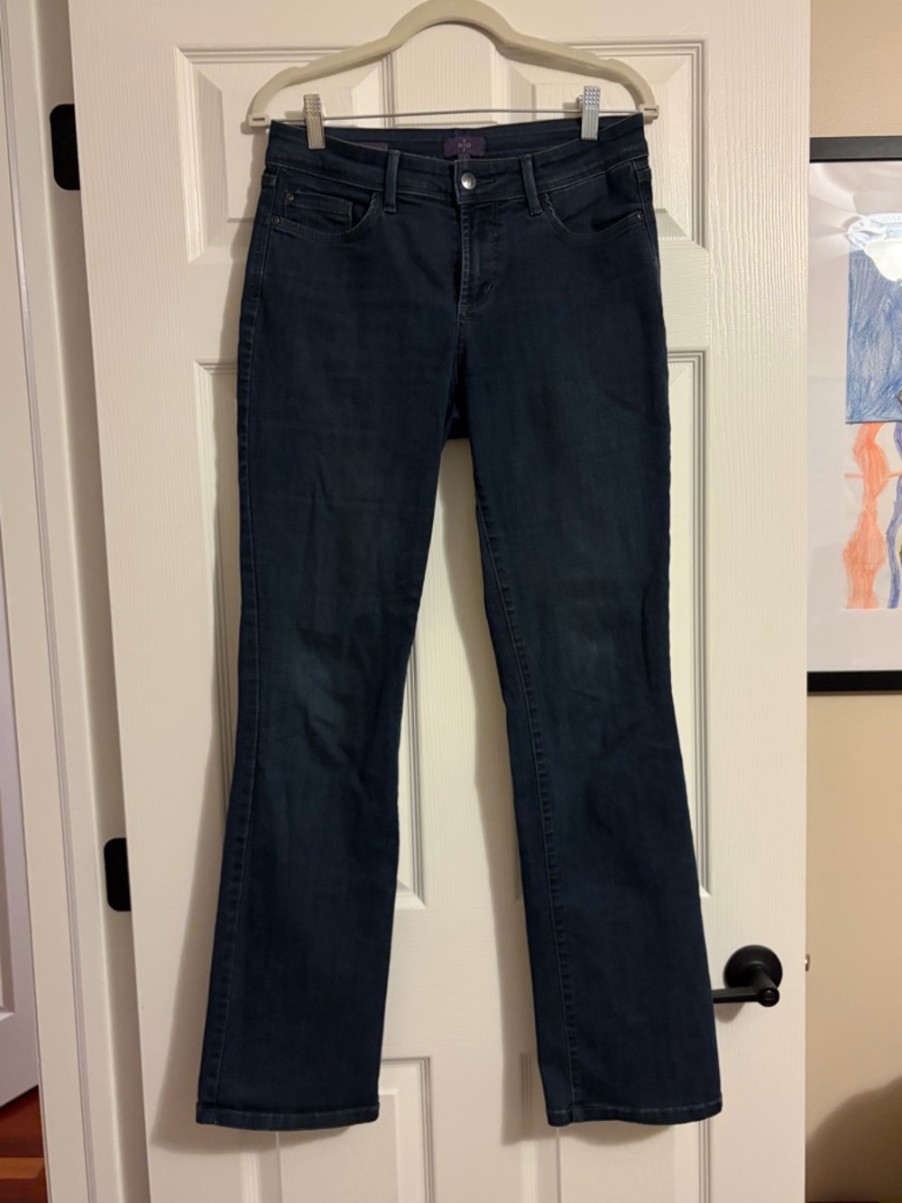 NYDJ Dark Blue Flare Jeans - size 4